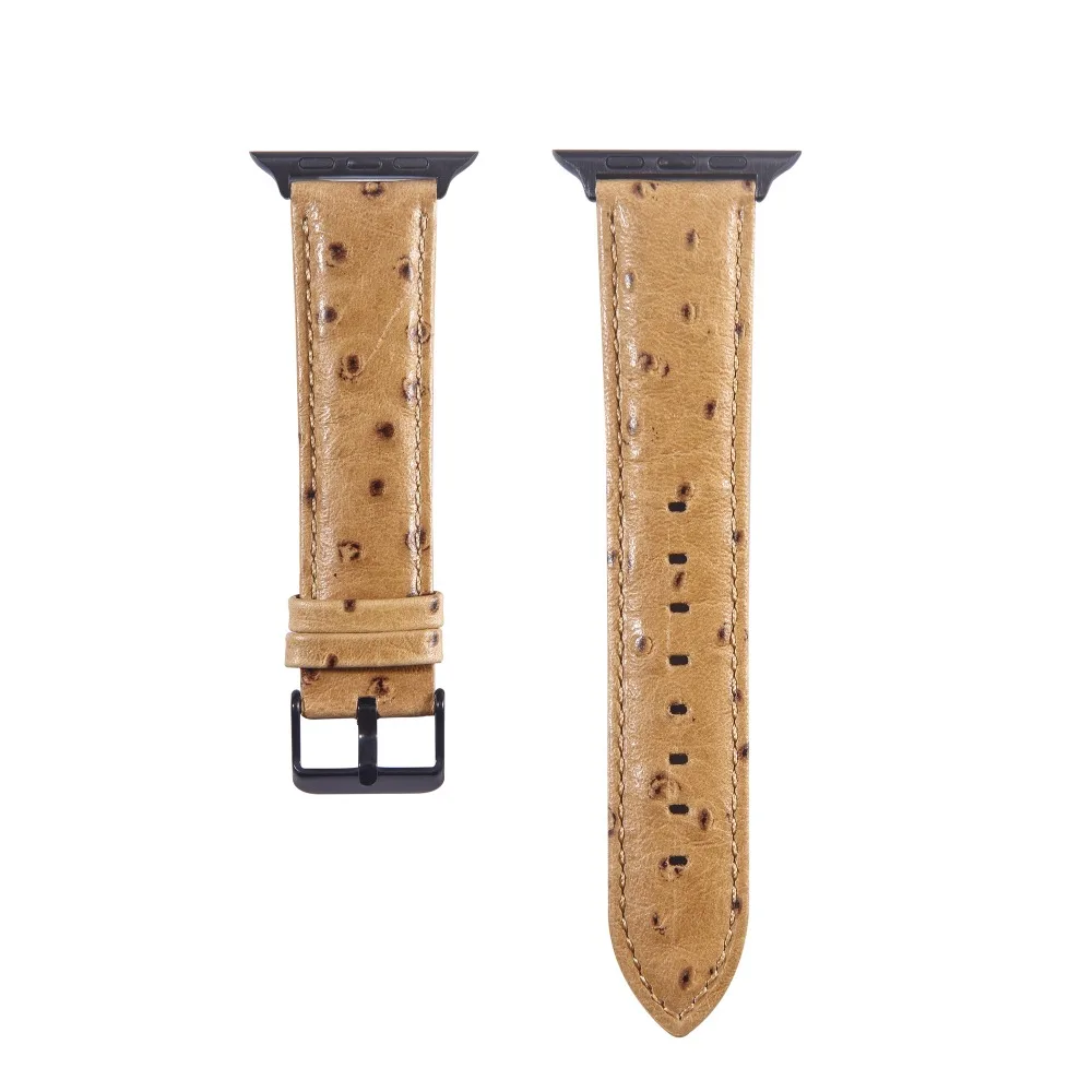 2018 NEW High Quality Ostrich Grain Style Genuine Leather